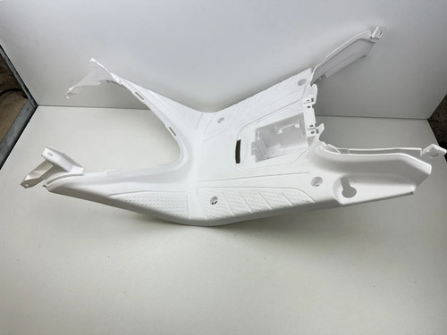 Marche pied blanc mbk booster - blanc,
