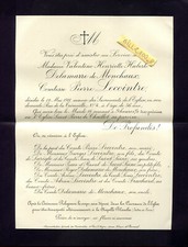 faire-part décès M.Delamarre