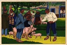 CPA Dibujos de Jose Arrue