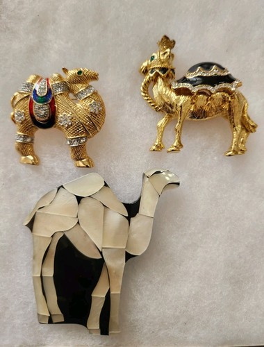 Camel brooch pins - pins, tone
