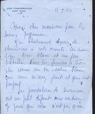 Lettre autographe signee par - lettre,