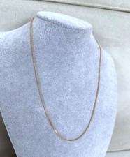 Chaine homme or jaune 18