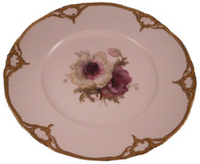 Assiette Florale En Porcelaine