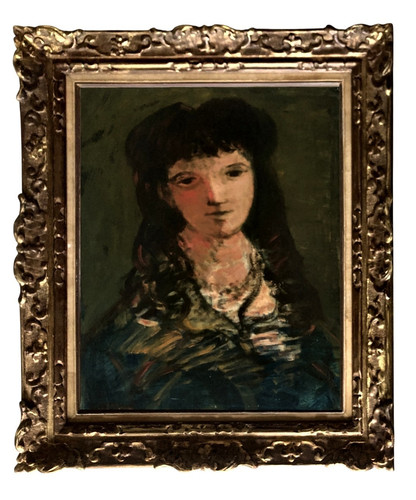 Antique portrait woman - portrait,
