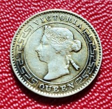 10 Cents 1892 Sri Lanka Ceylon Ceylan Victoria