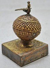 Antique Laiton Rond Cheval