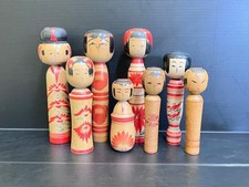 Lot de 8 poupées anciennes