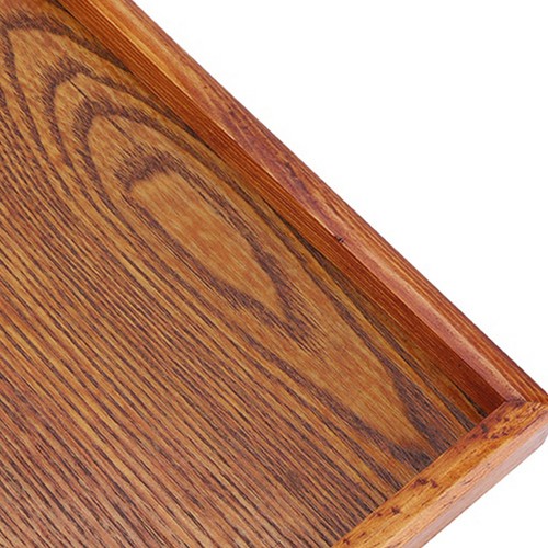 Rectangle wooden tea - wooden, tray