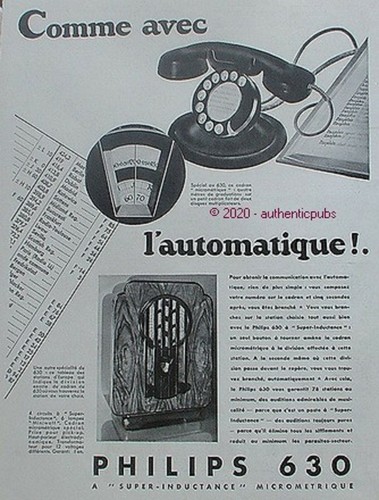 Publicite philips 630 super - publicite,