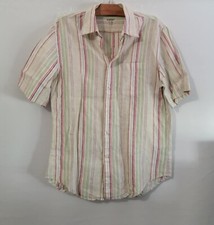 Chemisette verte à rayures en