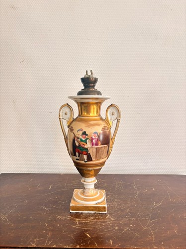 Ancien pied lampe vase - ancien,