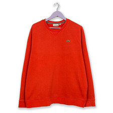 Sweat Lacoste Orange À Col