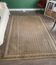 Tapis vintage en laine tissé main 166x232 cm – réversible – style berbère /...