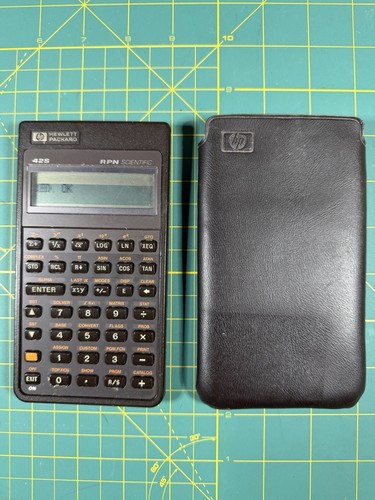 Hewlett packard 42s rpn - packard,