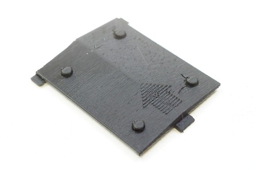 Printed battery door - 3d,
