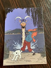 Carte postale 15x10 tintin - carte,