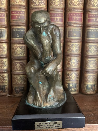 Penseur sculpture bronze - penseur,