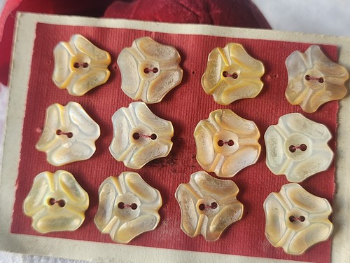 Rare petite plaque boutons