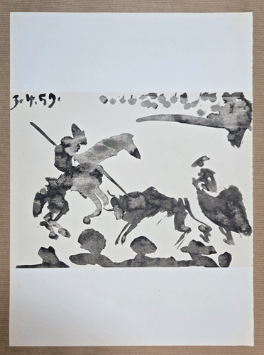 Lithographie noir blanc - lithographie,