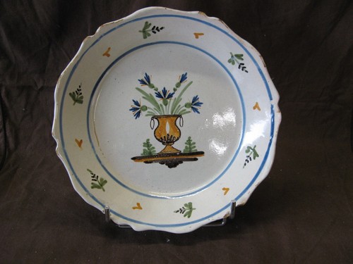 Belle assiette faïence - assiette, en