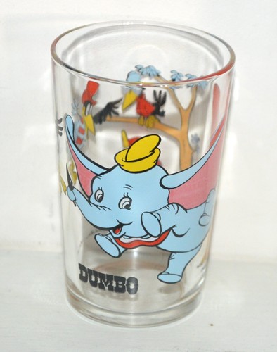 Ancien verre moutarde dumbo - moutarde,