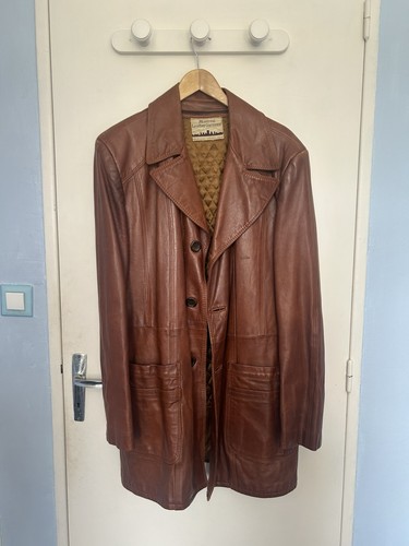 Manteau vintage cuir
