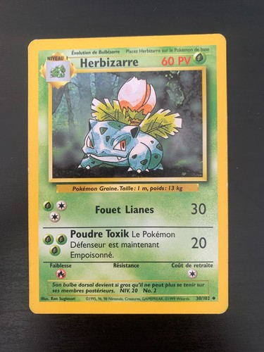Carte pokémon herbizarre - carte, :