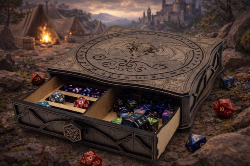 Boîte dés d - à, d&d