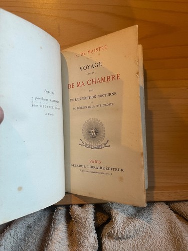 Maistre voyage autour - voyage,