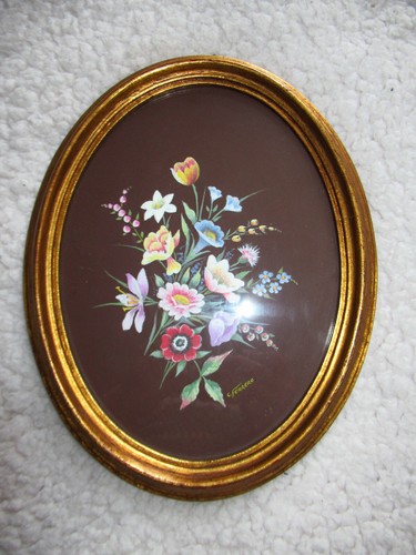 Vintage tableau bouquet - vintage,