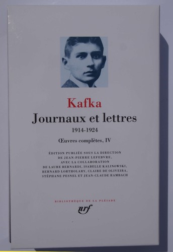 Kafka tome journaux et - tome, 4,