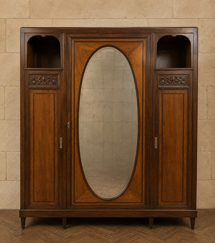 Armoire art déco noyer - déco, en