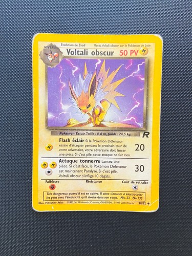 Carte pokemon voltali - pokemon, obscur