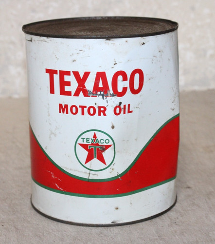 Vintage texaco oil can one - vintage,