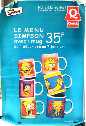 Quick affiche pub rare - -,