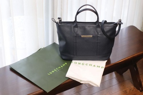 Longchamp tote bag leather