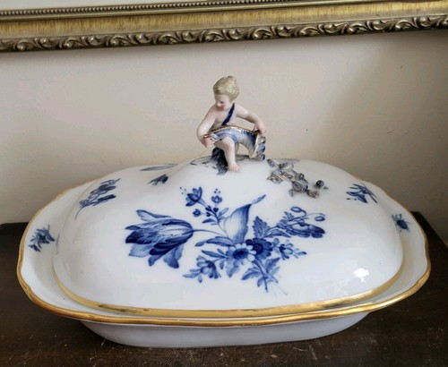 Antique meissen germany blue - antique,