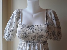 Robe longue manches bouffantes