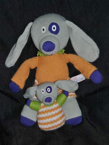 Peluche doudou lapin chien - 🍀peluche,