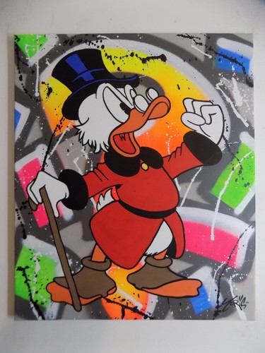 Tableau oncle picsou 61x50cm - oncle,