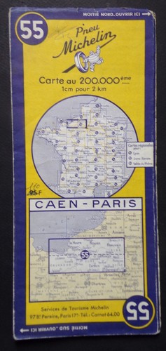 Carte michelin caen - §,