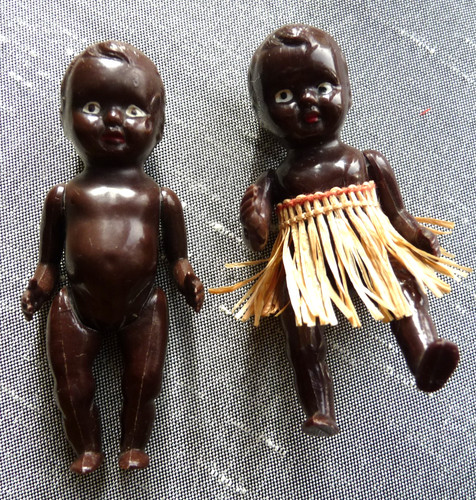 Baigneurs noirs plastic dur - 2,