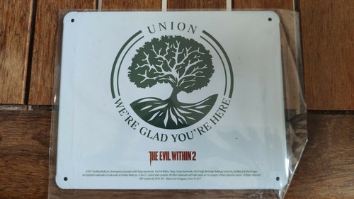 Plaque metal the - evil, 2