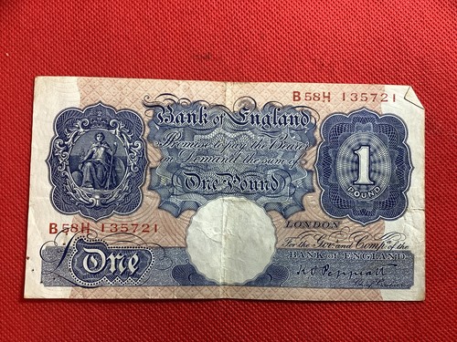 Billet pound bank of - 1,