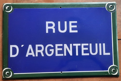 Ancienne grande plaque