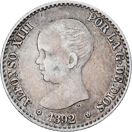 Monnaie espagne alfonso - monnaie,, espagne,