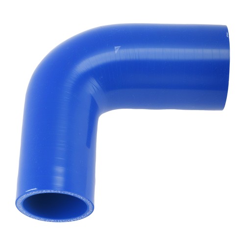 Coude silicone 57mm bleu - coude, 90°