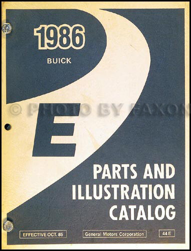 Livre pièces buick riviera - pièces,
