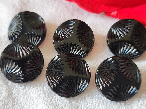 Lot boutons anciens - lot, verre