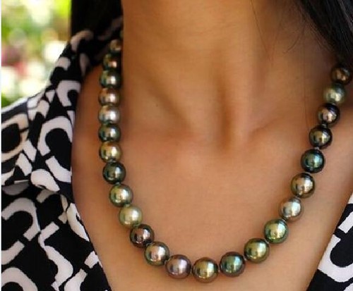 10mm tahitian natural - 18"9-10mm,